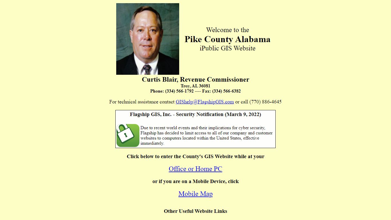 Pike iPublic GIS Index - Pike County, Alabama