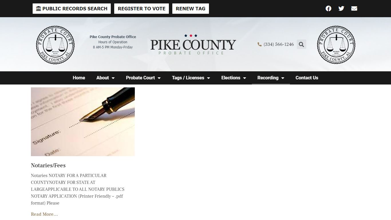 Recording - Pike County